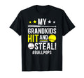 My Grandkids Hit And Steal Ball T-Shirt - Fun Novelty Design for Adults - T-Shirt, Sweatshirt, Hoodie