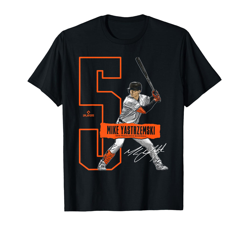 Mike Yastrzemski San Francisco T-Shirt - Custom Art Print for Adults - T-Shirt, Sweatshirt, Hoodie