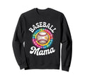 Baseball Mama Tie Dye Colorful Sweatshirt - Streetwear Style Men Women - T-Shirt, Sweatshirt, Hoodie