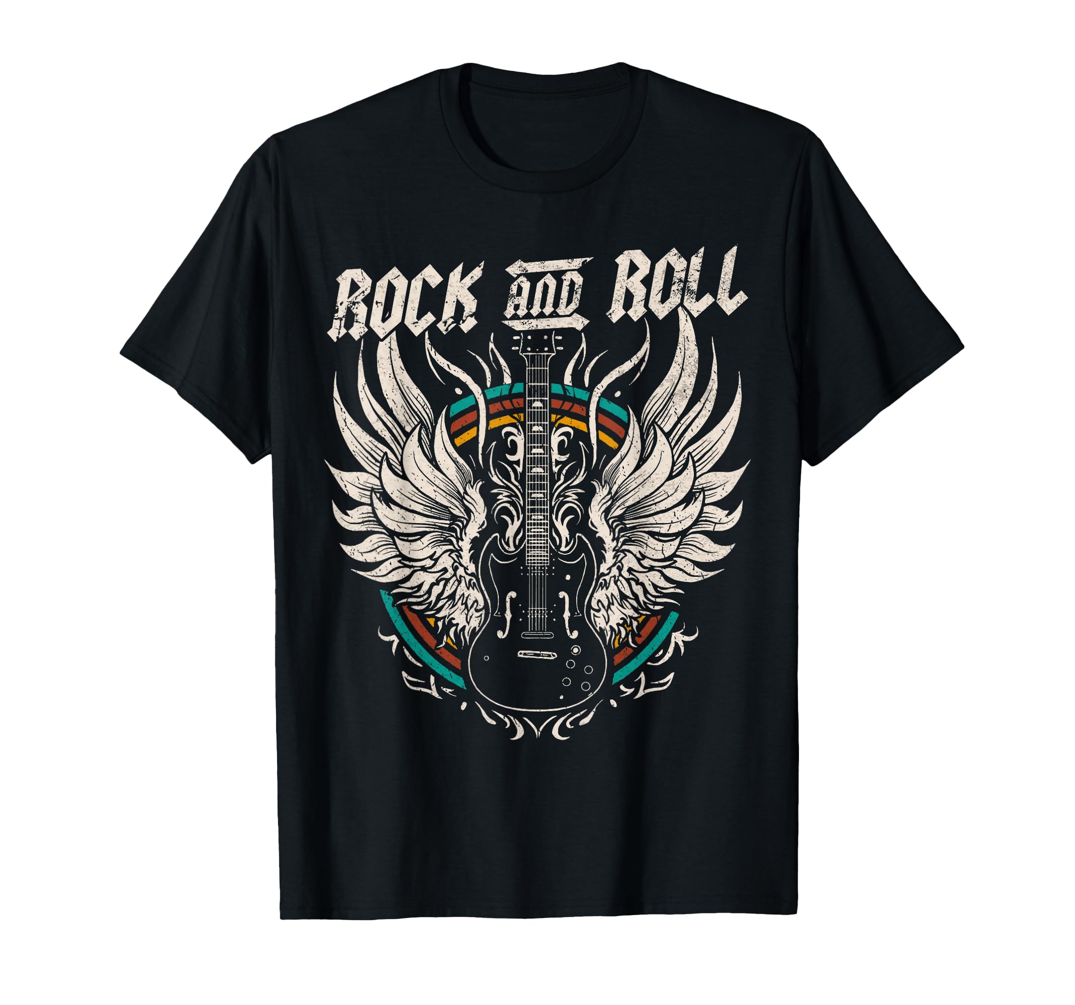 Rock And Roll Guitar Rock Music T-Shirt - Casual Everyday Wear for Adults - T-Shirt, Sweatshirt, Hoodie