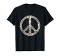 Peace Symbol Love Hippie Costume 60S T-Shirt - Custom Art Print Men Women - T-Shirt, Sweatshirt, Hoodie