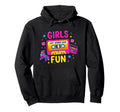 Pop Art 80S Music Elements Just Wanna Hoodie - Unique Graphic for Adults - T-Shirt, Sweatshirt, Hoodie