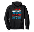 Vhs Tapes 80S 90S Movies Nostalgic Aesthetic Hoodie - Trendy Graphic Unisex - T-Shirt, Sweatshirt, Hoodie