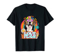 Hippie Beagle Dog 60S 70S Peace Sign Love T-Shirt - Streetwear Style Unisex - T-Shirt, Sweatshirt, Hoodie