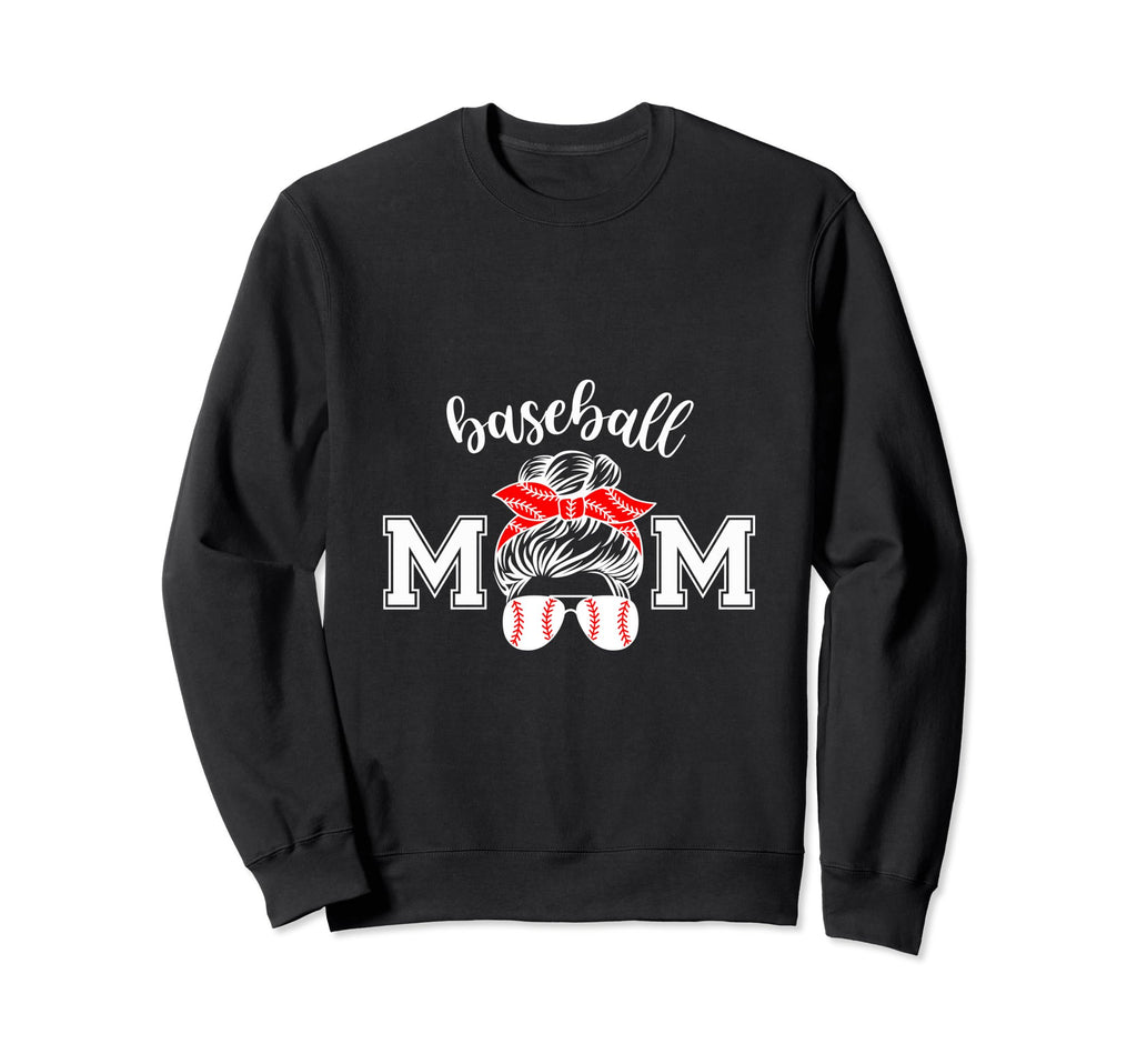 Baseball Mom Baseball Mom Sweatshirt - Novelty Apparel Unisex - T-Shirt, Sweatshirt, Hoodie