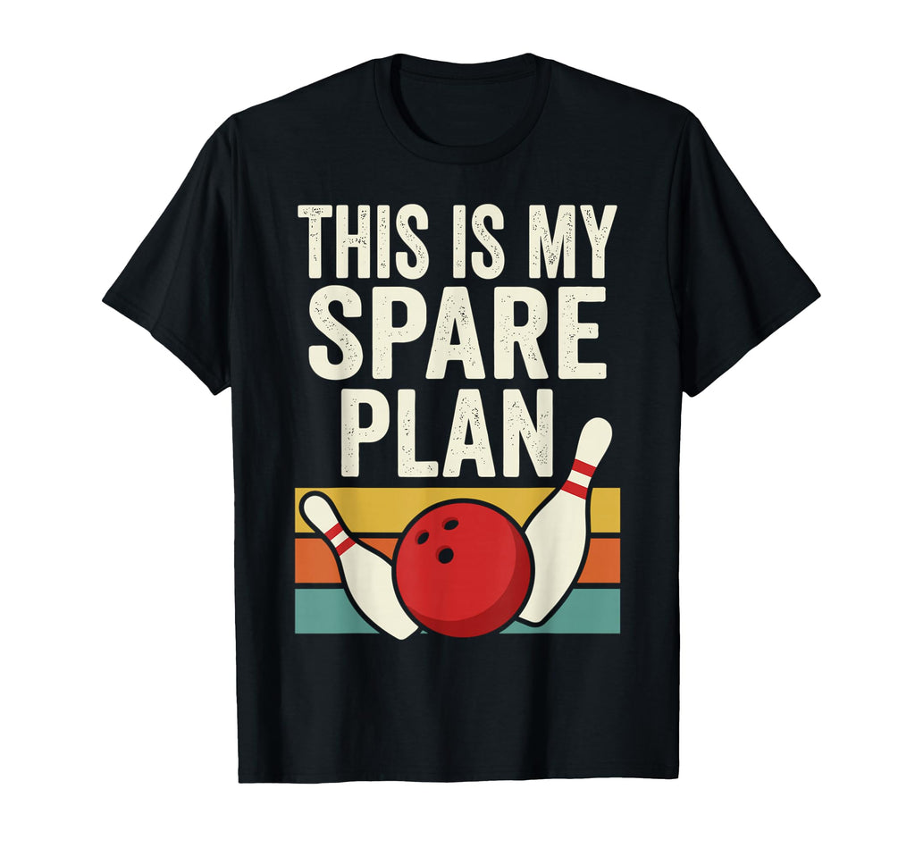 Bowling Ball And Pins T-Shirt - Casual Everyday Wear for Adults - T-Shirt, Sweatshirt, Hoodie