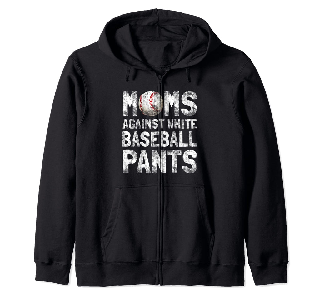 Funny Moms Against White Baseball Sweatshirt - Custom Art Print Unisex - T-Shirt, Sweatshirt, Hoodie