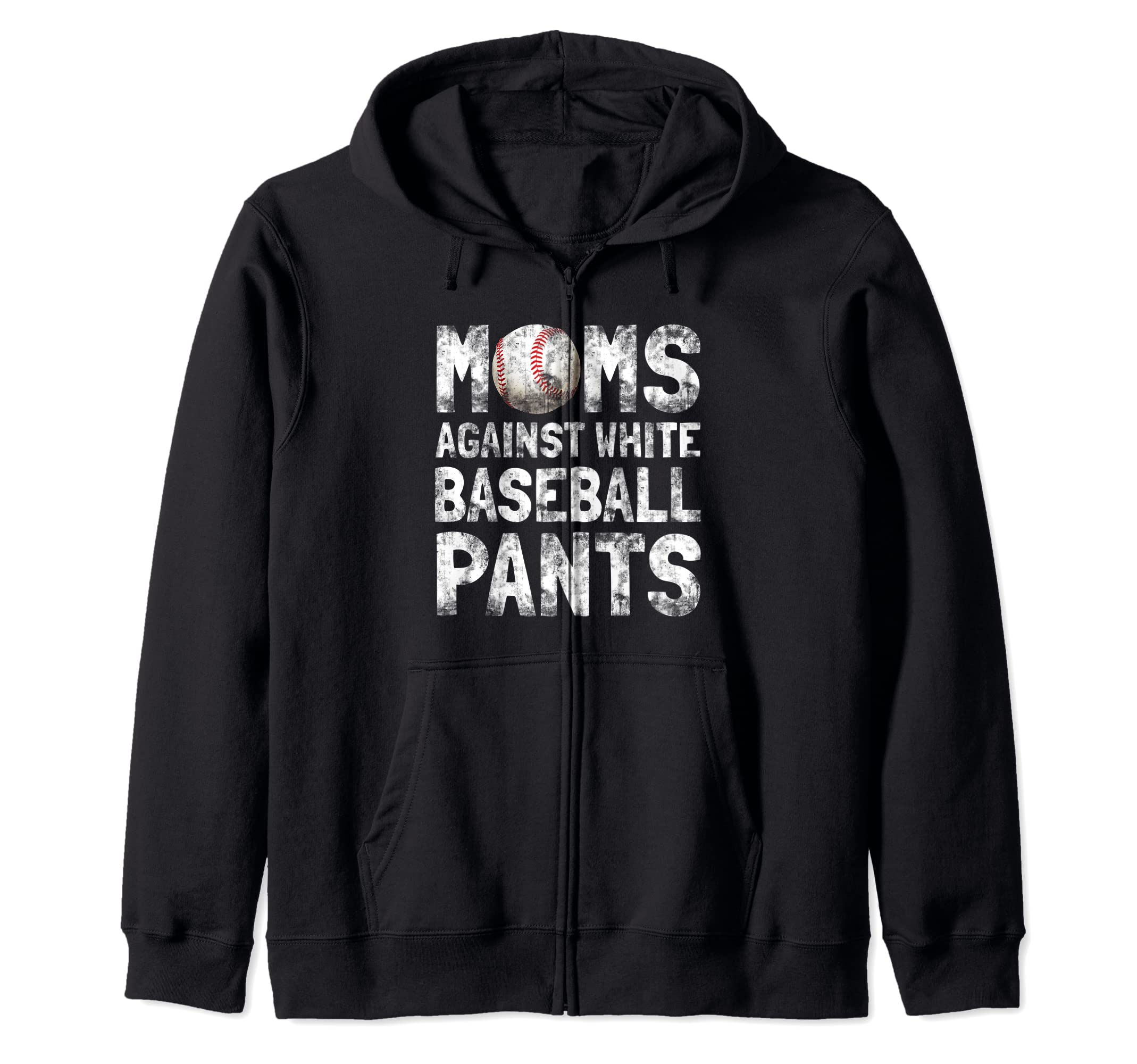 Funny Moms Against White Baseball Sweatshirt - Custom Art Print Unisex - T-Shirt, Sweatshirt, Hoodie