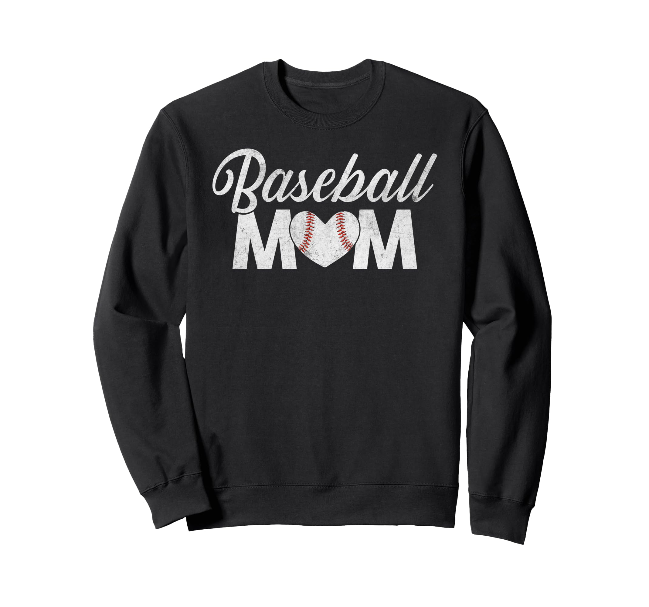 Baseball Mom Mama Mothers Day Sweatshirt - Minimalist Print for Adults - T-Shirt, Sweatshirt, Hoodie