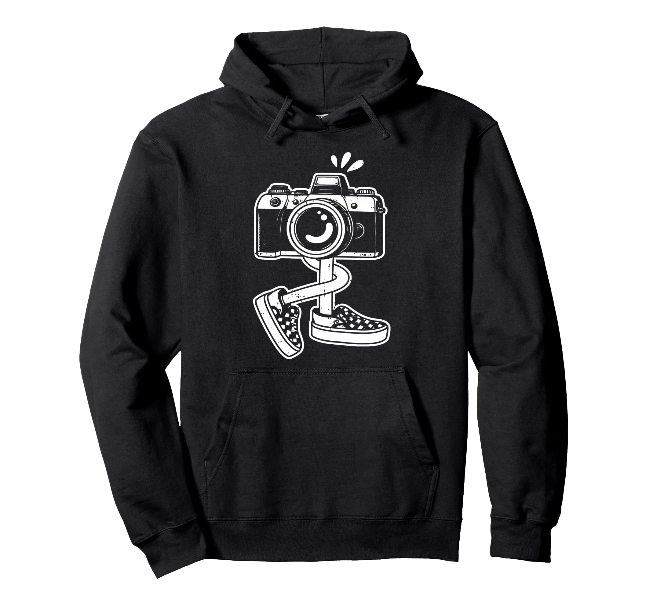 Funny Camera Costume Photographer Hoodie - Streetwear Style Men Women - T-Shirt, Sweatshirt, Hoodie