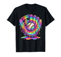 Tie Dye Baseball Drip Ice Cream Sprinkles T-Shirt - Novelty Apparel Unisex - T-Shirt, Sweatshirt, Hoodie