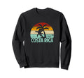 Costa Rica Beach Sunset Palm Sweatshirt - Aesthetic Graphic for Adults - T-Shirt, Sweatshirt, Hoodie
