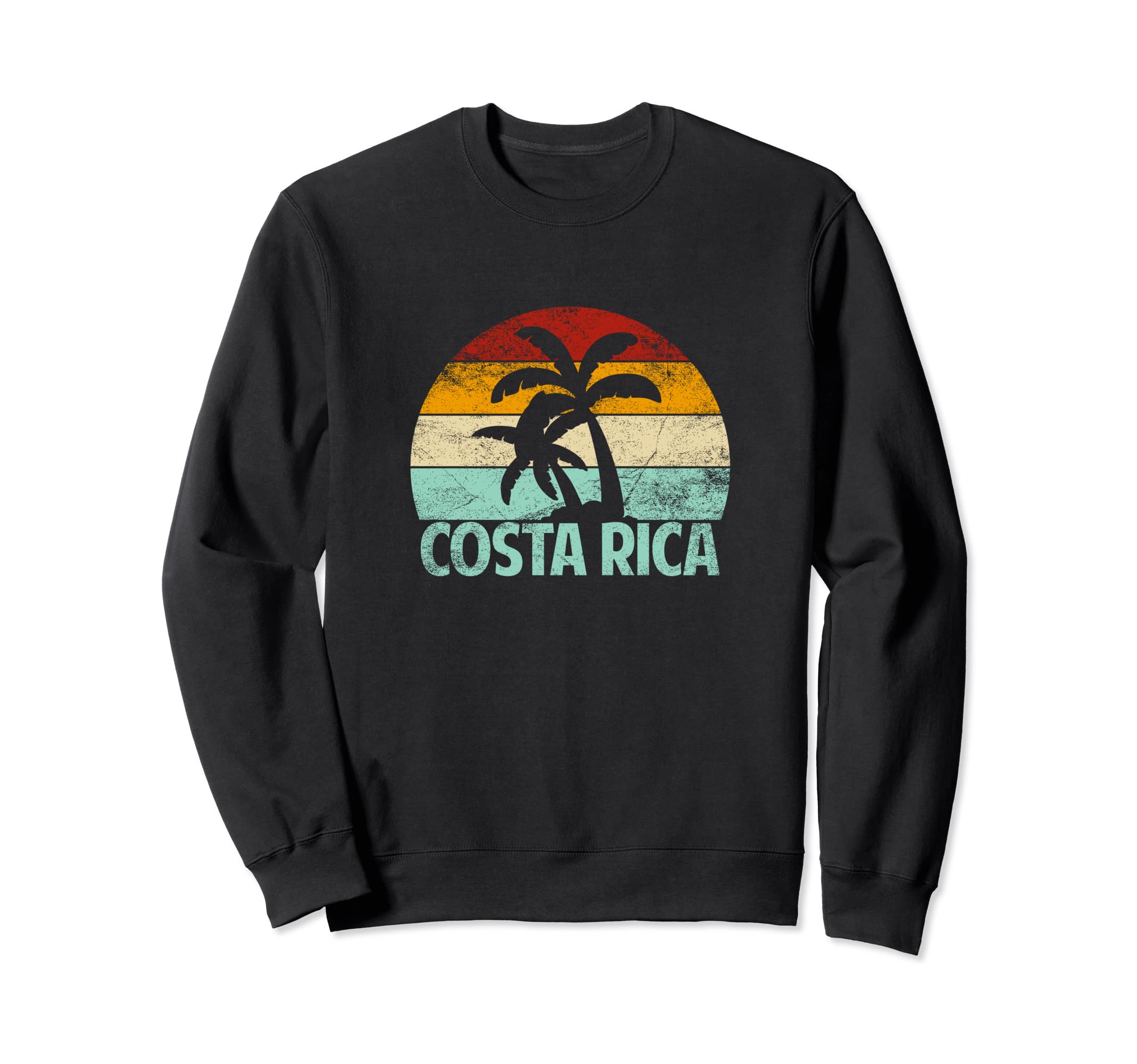 Costa Rica Beach Sunset Palm Sweatshirt - Aesthetic Graphic for Adults - T-Shirt, Sweatshirt, Hoodie