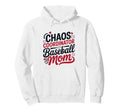 Chaos Coordinator Baseball Mom Funny Hoodie - Streetwear Style for Adults - T-Shirt, Sweatshirt, Hoodie