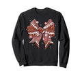 Coquette Bow Football Game Day Football Sweatshirt - Graphic Print Unisex - T-Shirt, Sweatshirt, Hoodie