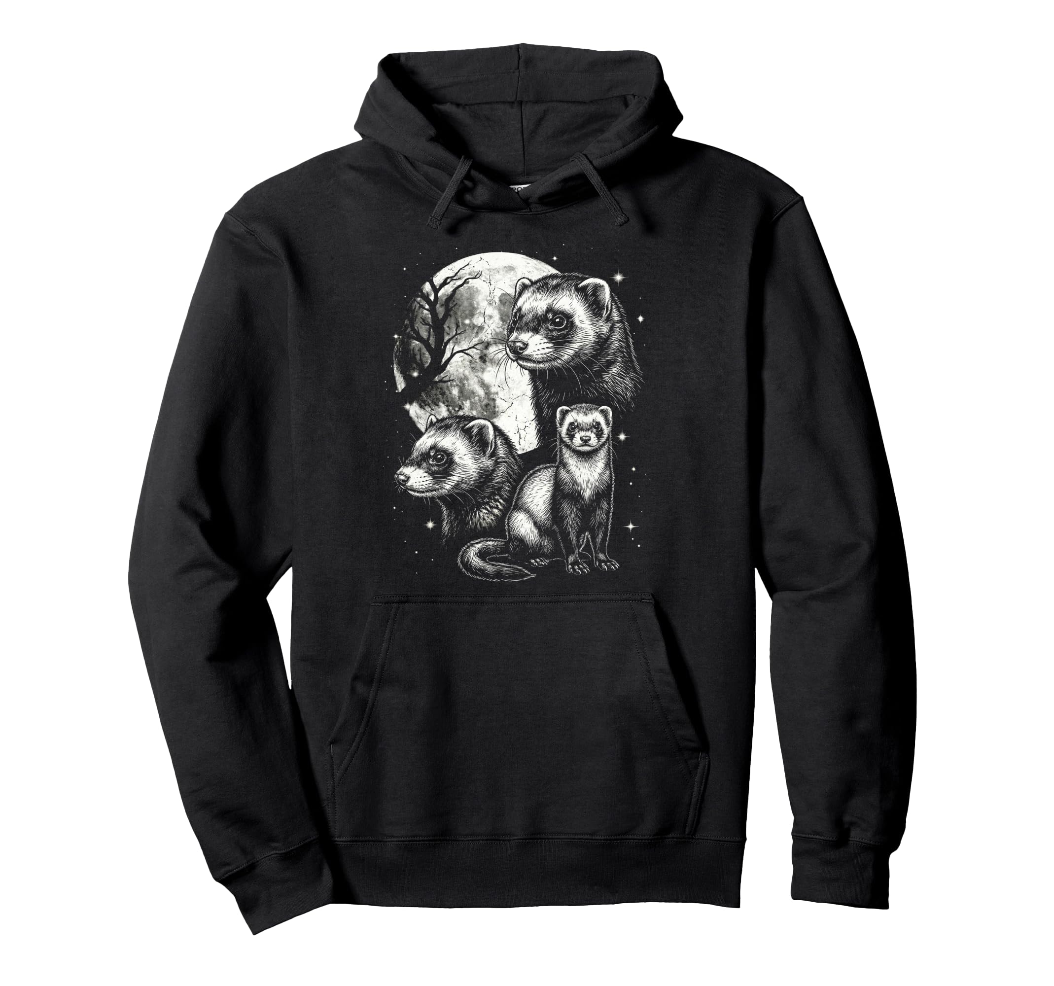 Ferret 90S Aesthetic Y2K Funny Ferret Hoodie - Unique Graphic Unisex - T-Shirt, Sweatshirt, Hoodie