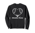 Baseball Heart Johnathon Sweatshirt - Casual Everyday Wear Men Women - T-Shirt, Sweatshirt, Hoodie