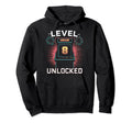 Level 8 Unlocked Video Game 8Th Birthday Hoodie - Aesthetic Graphic Unisex - T-Shirt, Sweatshirt, Hoodie