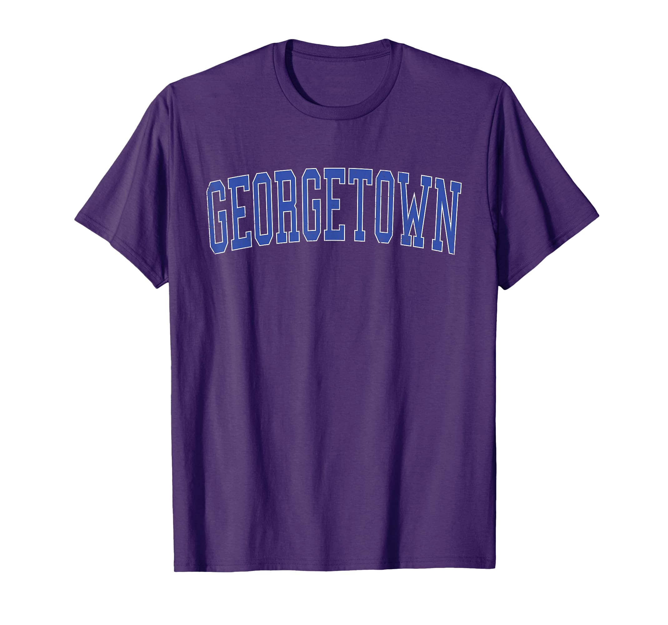 Georgetown Tx Distressed Blue T-Shirt - Fun Novelty Design for Adults - T-Shirt, Sweatshirt, Hoodie