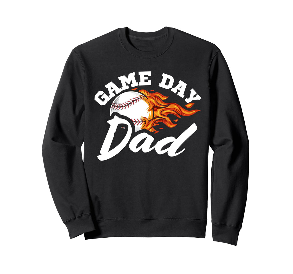 Best Baseball Art Dad Baseball Sweatshirt - Fun Novelty Design Men Women - T-Shirt, Sweatshirt, Hoodie