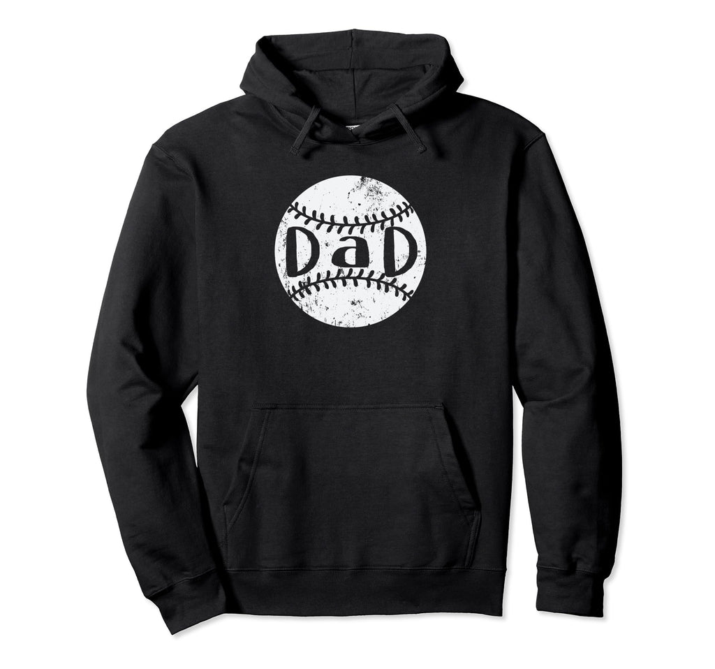 Baseball Dad Hoodie - Fun Novelty Design for Adults - T-Shirt, Sweatshirt, Hoodie