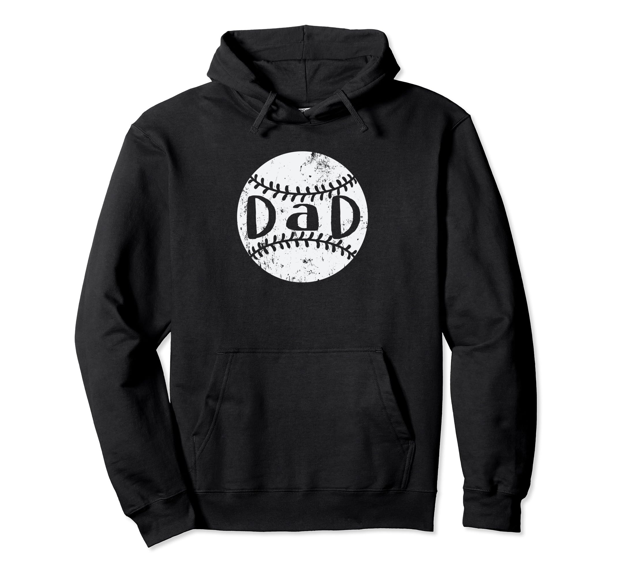 Baseball Dad Hoodie - Fun Novelty Design for Adults - T-Shirt, Sweatshirt, Hoodie