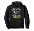 Farmer Distressed Farming Hoodie - Minimalist Print Unisex - T-Shirt, Sweatshirt, Hoodie