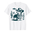 Corgi Ufo Funny Corgi Cowboy Ufo T-Shirt - Casual Everyday Wear Unisex - T-Shirt, Sweatshirt, Hoodie