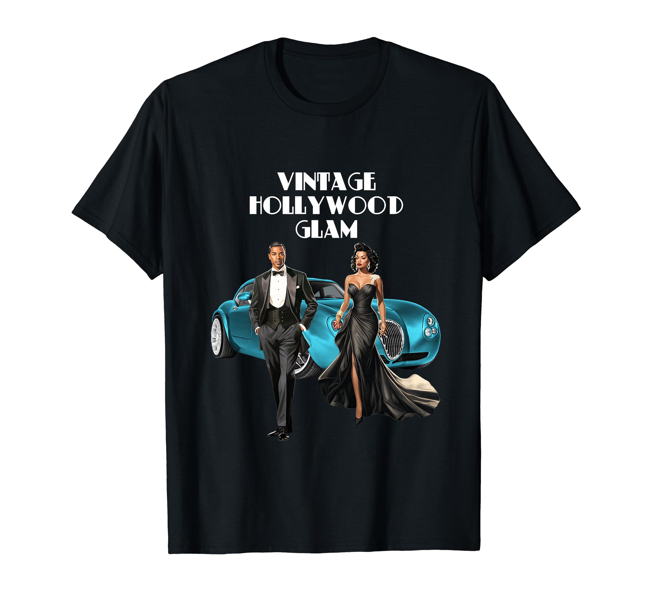 Hollywood Glam T-Shirt - Unique Graphic Men Women - T-Shirt, Sweatshirt, Hoodie