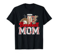 Coffee Baseball Mama Mothers Day Funny T-Shirt - Novelty Apparel Unisex - T-Shirt, Sweatshirt, Hoodie