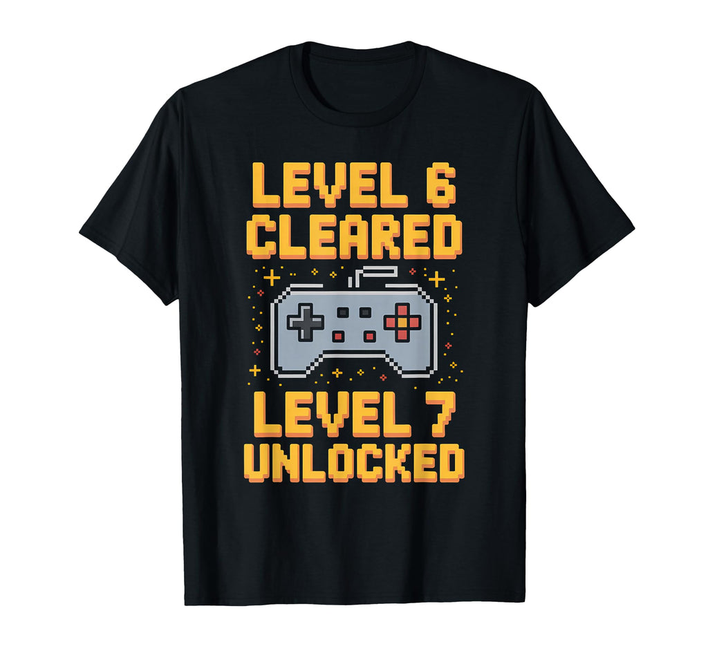 Level 6 Cleared Gamer Sunset T-Shirt - Casual Everyday Wear Unisex - T-Shirt, Sweatshirt, Hoodie