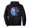 Baseball Sister Thats My Brother Out There Hoodie - Graphic Print Unisex - T-Shirt, Sweatshirt, Hoodie