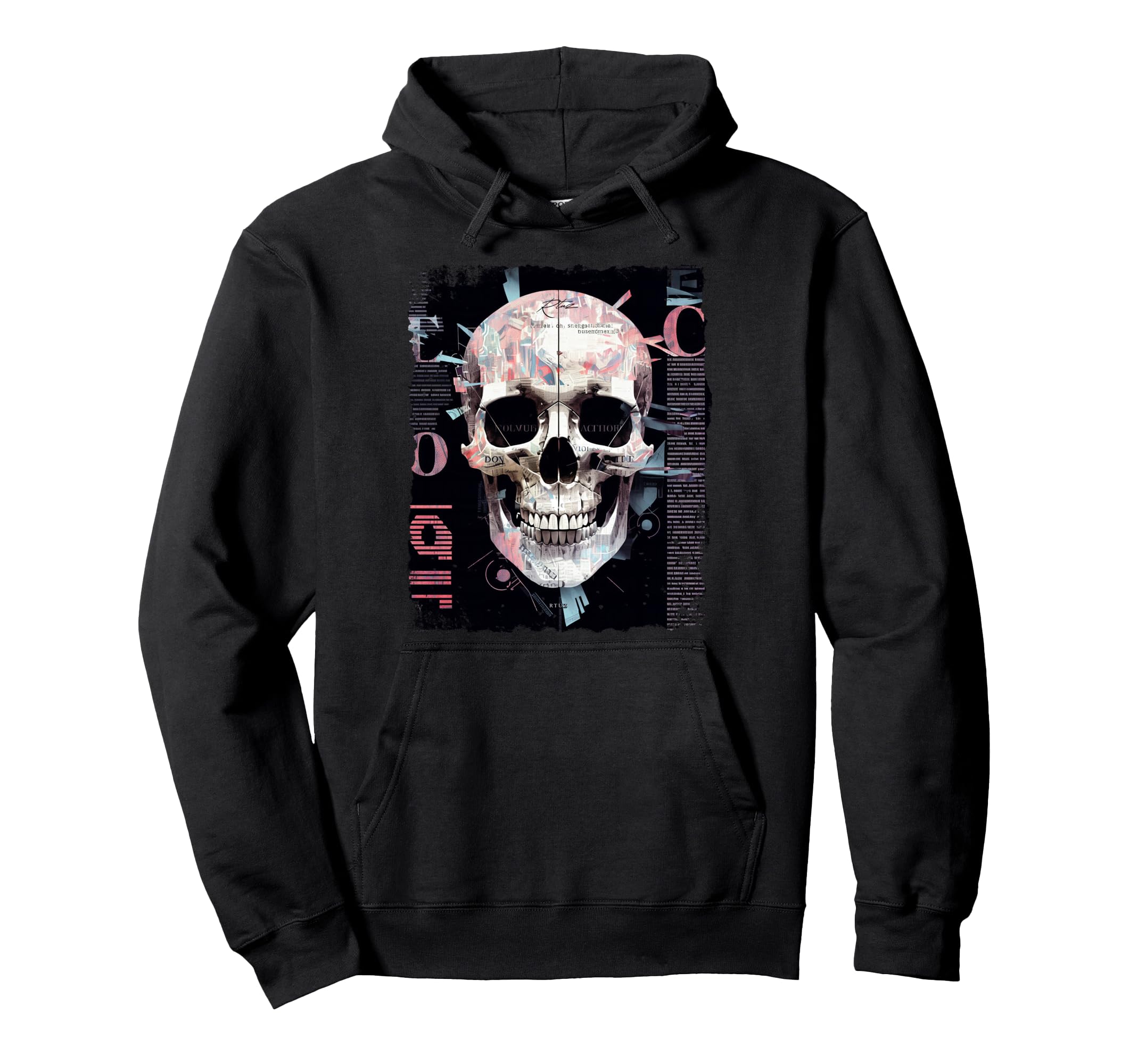 Aesthetic Streetwear Skull Hoodie - Custom Art Print Men Women - T-Shirt, Sweatshirt, Hoodie