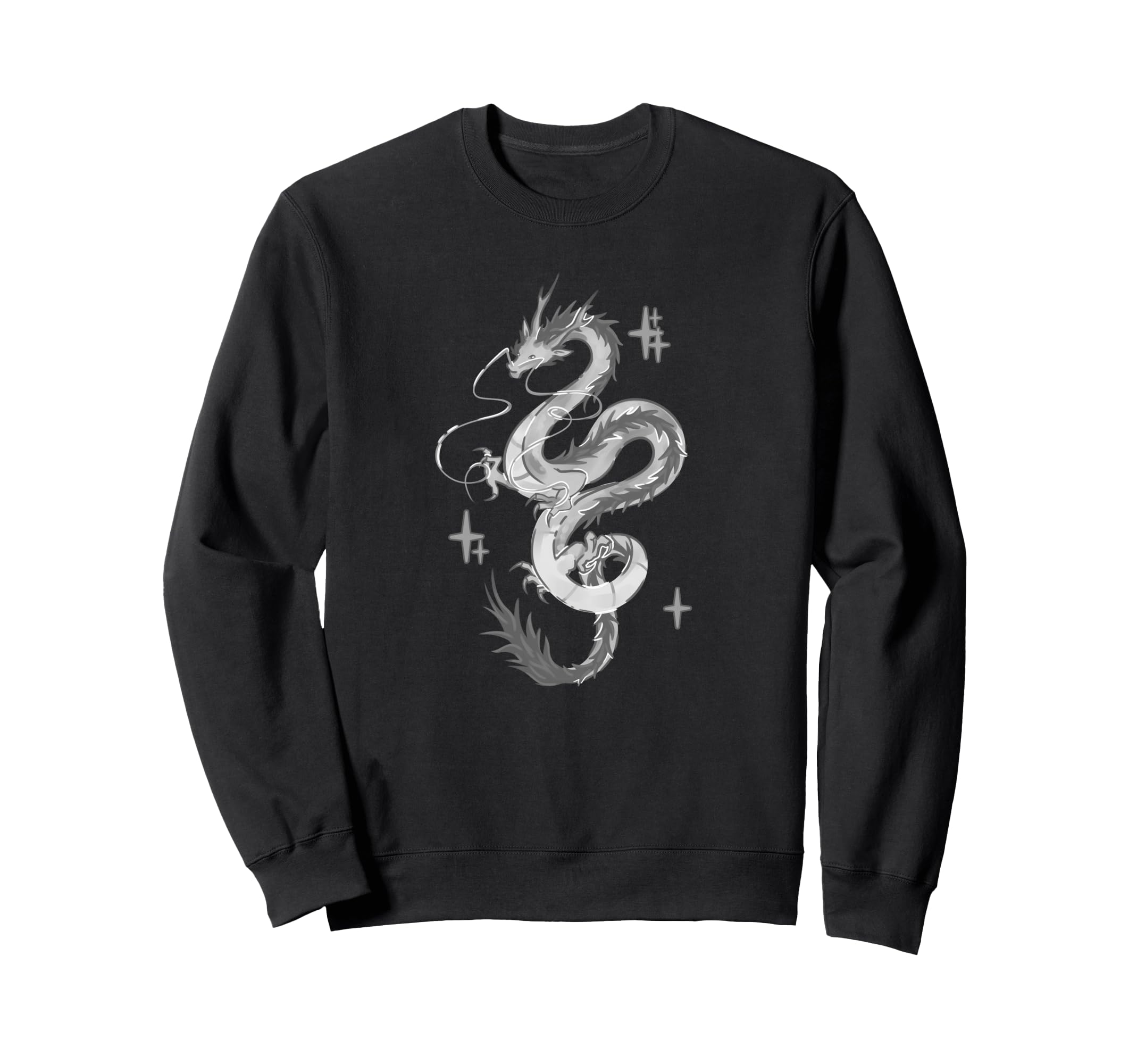 Japanese Tattoo Dragon And Sweatshirt - Trendy Graphic for Adults - T-Shirt, Sweatshirt, Hoodie
