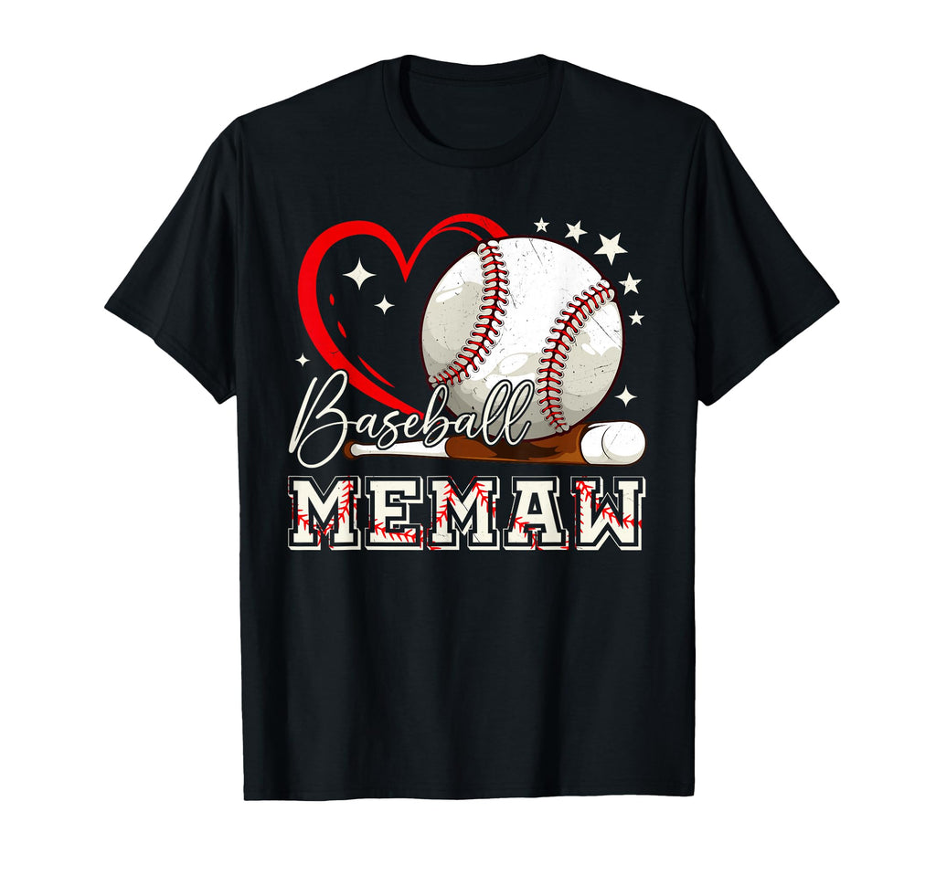 Baseball Memaw Family Matching Baseball T-Shirt - Aesthetic Graphic Unisex - T-Shirt, Sweatshirt, Hoodie