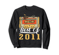 Best 2011 Cassette Tape 12 Years Old Sweatshirt - Trendy Graphic Men Women - T-Shirt, Sweatshirt, Hoodie