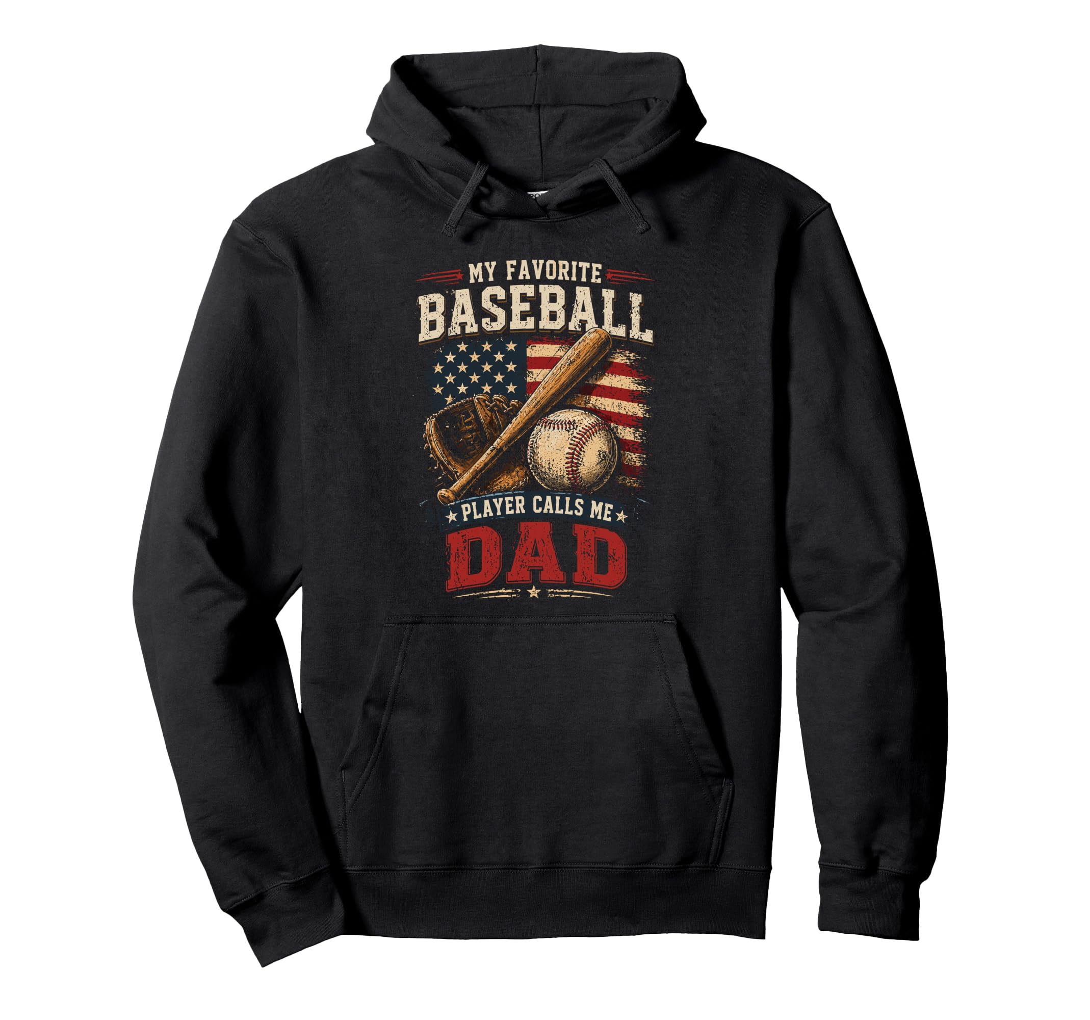 My Favorite Baseball Player Calls Me Hoodie - Fun Novelty Design Men Women - T-Shirt, Sweatshirt, Hoodie