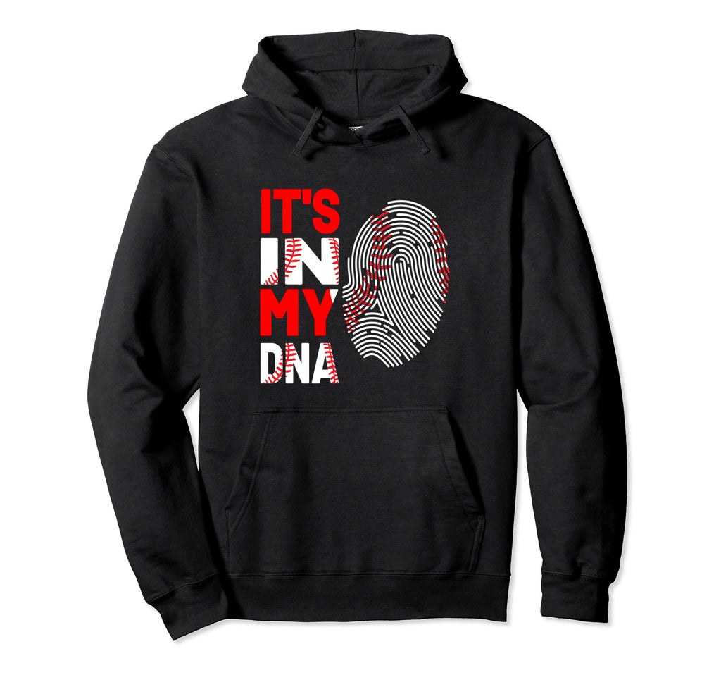 Baseball Player Its Ins My Dna Softball Hoodie - Minimalist Print Unisex - T-Shirt, Sweatshirt, Hoodie