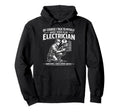 Funny Electrician Distressed Hoodie - Aesthetic Graphic for Adults - T-Shirt, Sweatshirt, Hoodie