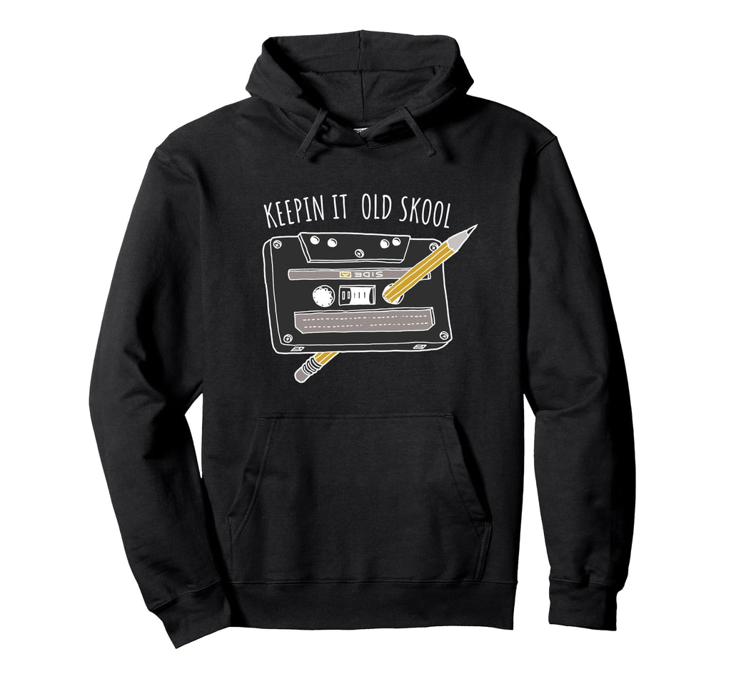 Cassette Tape Keepin It Old Skool Music Hoodie - Aesthetic Graphic Unisex - T-Shirt, Sweatshirt, Hoodie