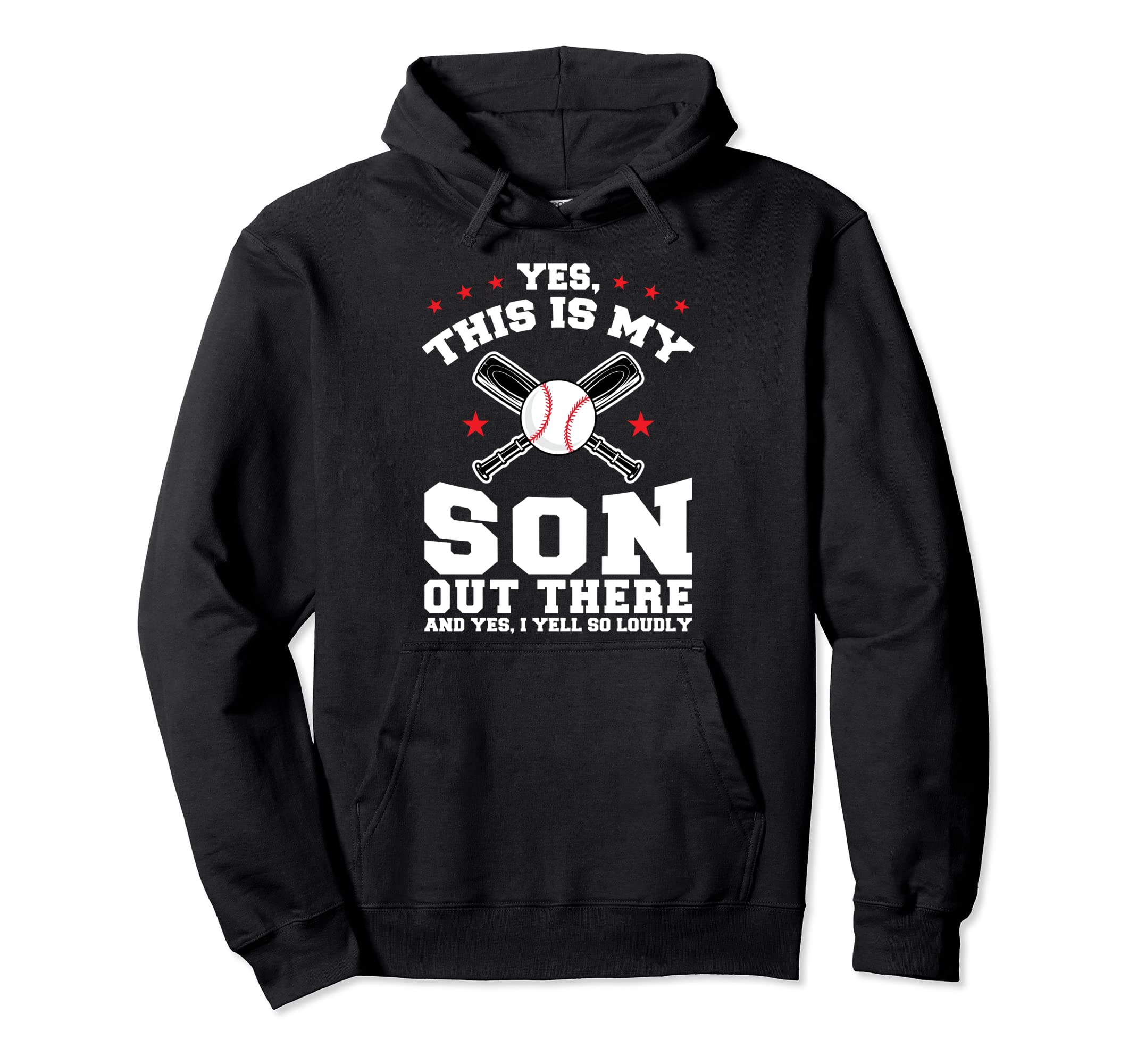 Yes This Is My Son Out There Baseball Mom Hoodie - Trendy Graphic Men Women - T-Shirt, Sweatshirt, Hoodie