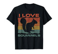 I Love Squirrels Chipmunk Rodent T-Shirt - Graphic Print for Adults - T-Shirt, Sweatshirt, Hoodie