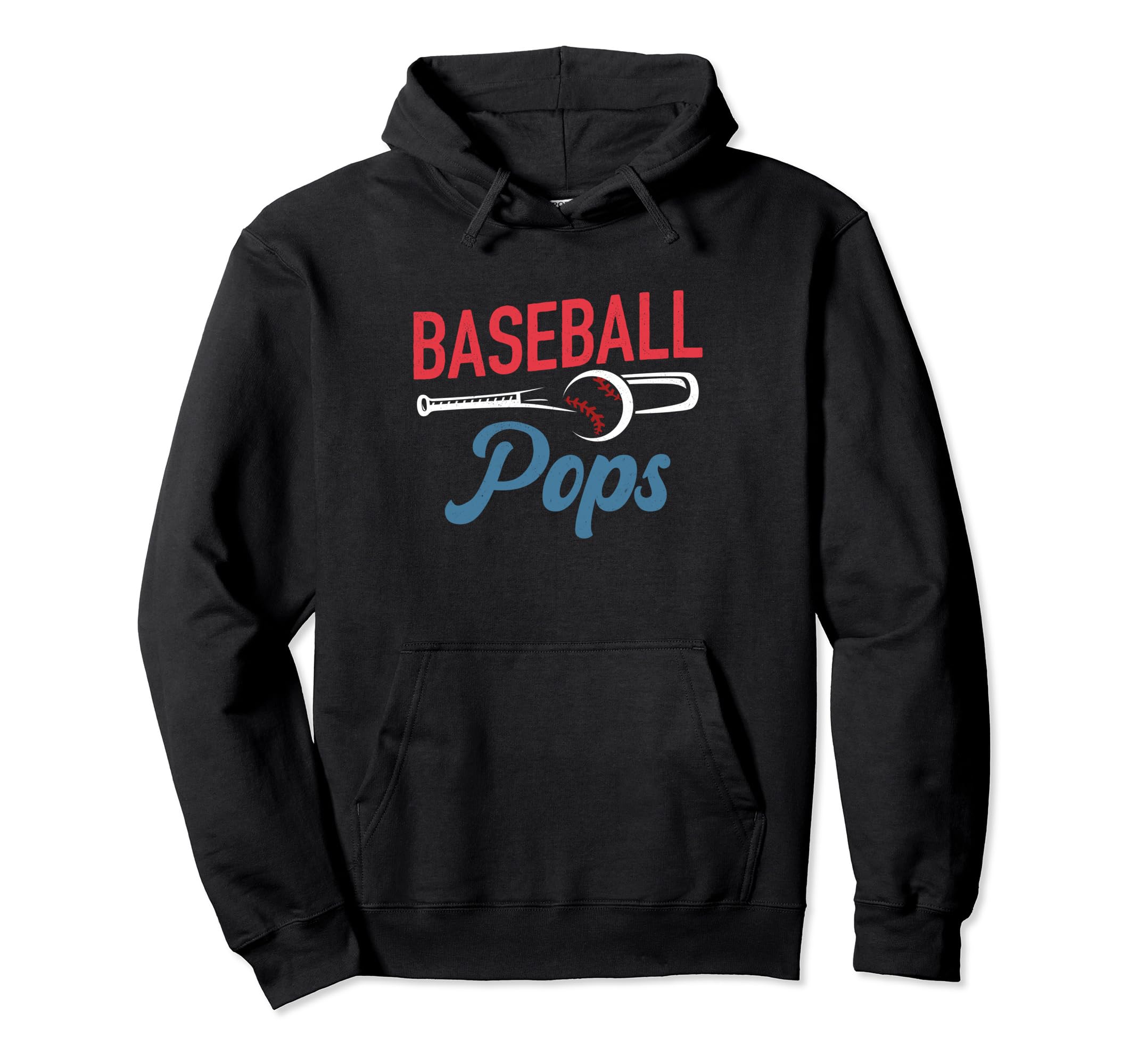 Baseball Pops Life Happy Fathers Day Hoodie - Custom Art Print for Adults - T-Shirt, Sweatshirt, Hoodie
