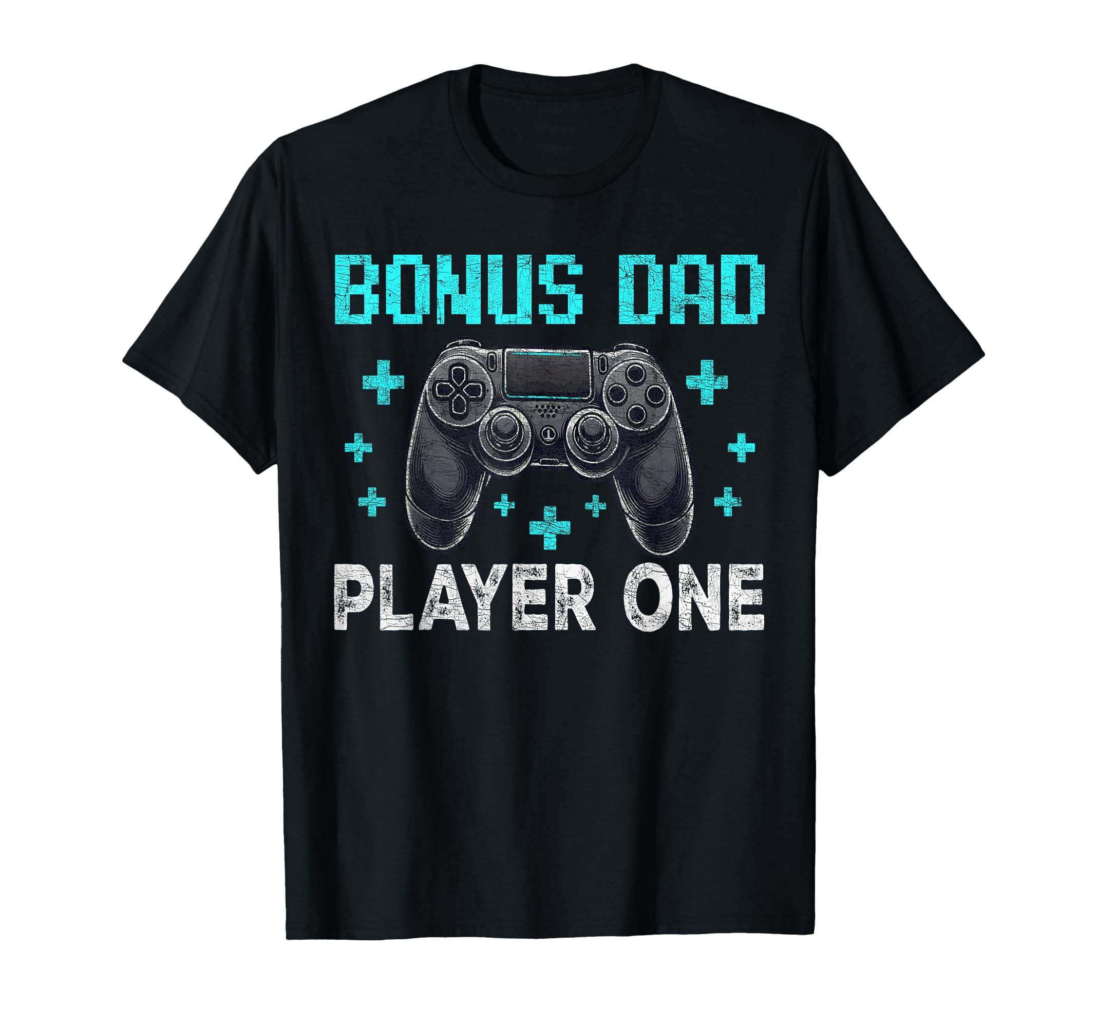 Gamer Stepdad Fathers Day Bonus Dad T-Shirt - Novelty Apparel Unisex - T-Shirt, Sweatshirt, Hoodie