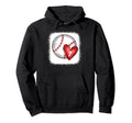 Womens Bleached Custom Baseball Mom Hoodie - Graphic Print Men Women - T-Shirt, Sweatshirt, Hoodie
