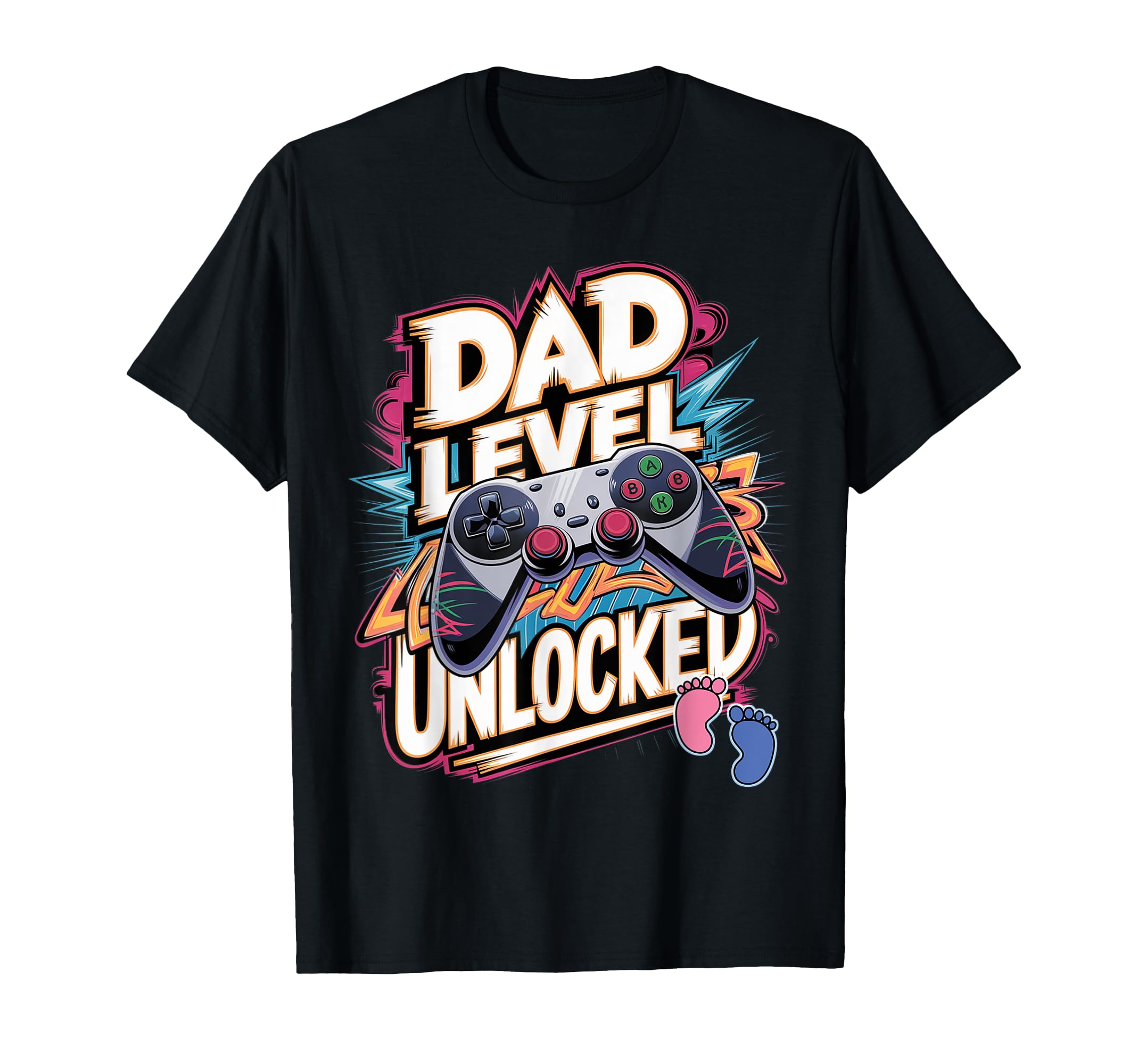 Dad Level Unlocked New Dad Video Gamer T-Shirt - Trendy Graphic Men Women - T-Shirt, Sweatshirt, Hoodie