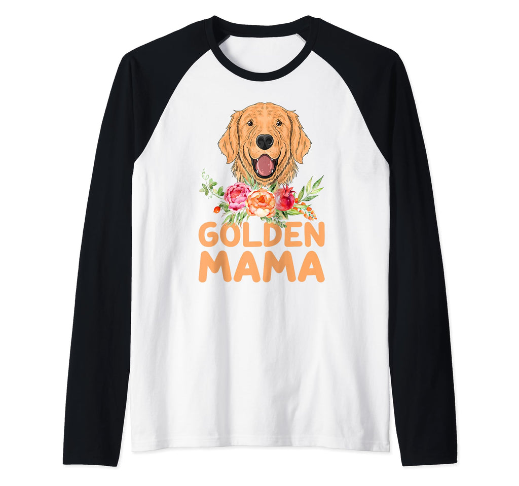 Golden Mama Retriever Dog Gift T-Shirt - Casual Everyday Wear Men Women - T-Shirt, Sweatshirt, Hoodie