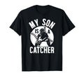 My Son Is Baseball Catcher Mom T-Shirt - Unique Graphic for Adults - T-Shirt, Sweatshirt, Hoodie