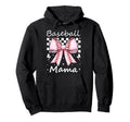 Baseball Mama Baseball Mom Mothers Hoodie - Fun Novelty Design Men Women - T-Shirt, Sweatshirt, Hoodie