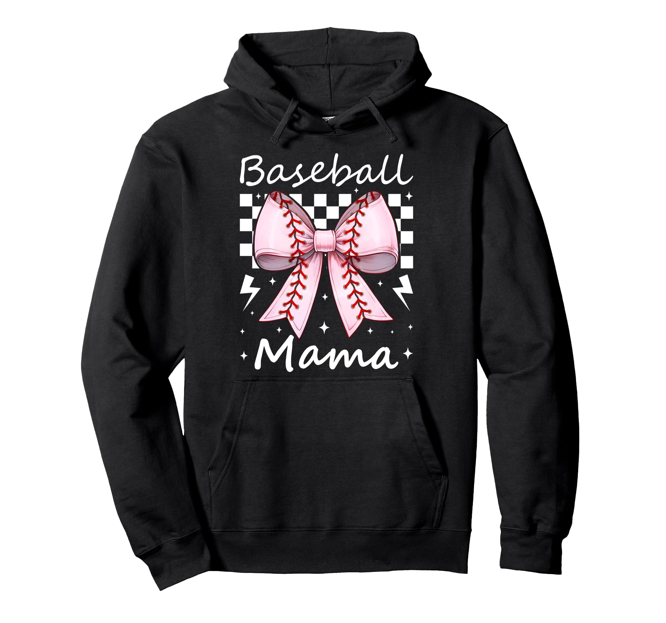Baseball Mama Baseball Mom Mothers Hoodie - Fun Novelty Design Men Women - T-Shirt, Sweatshirt, Hoodie